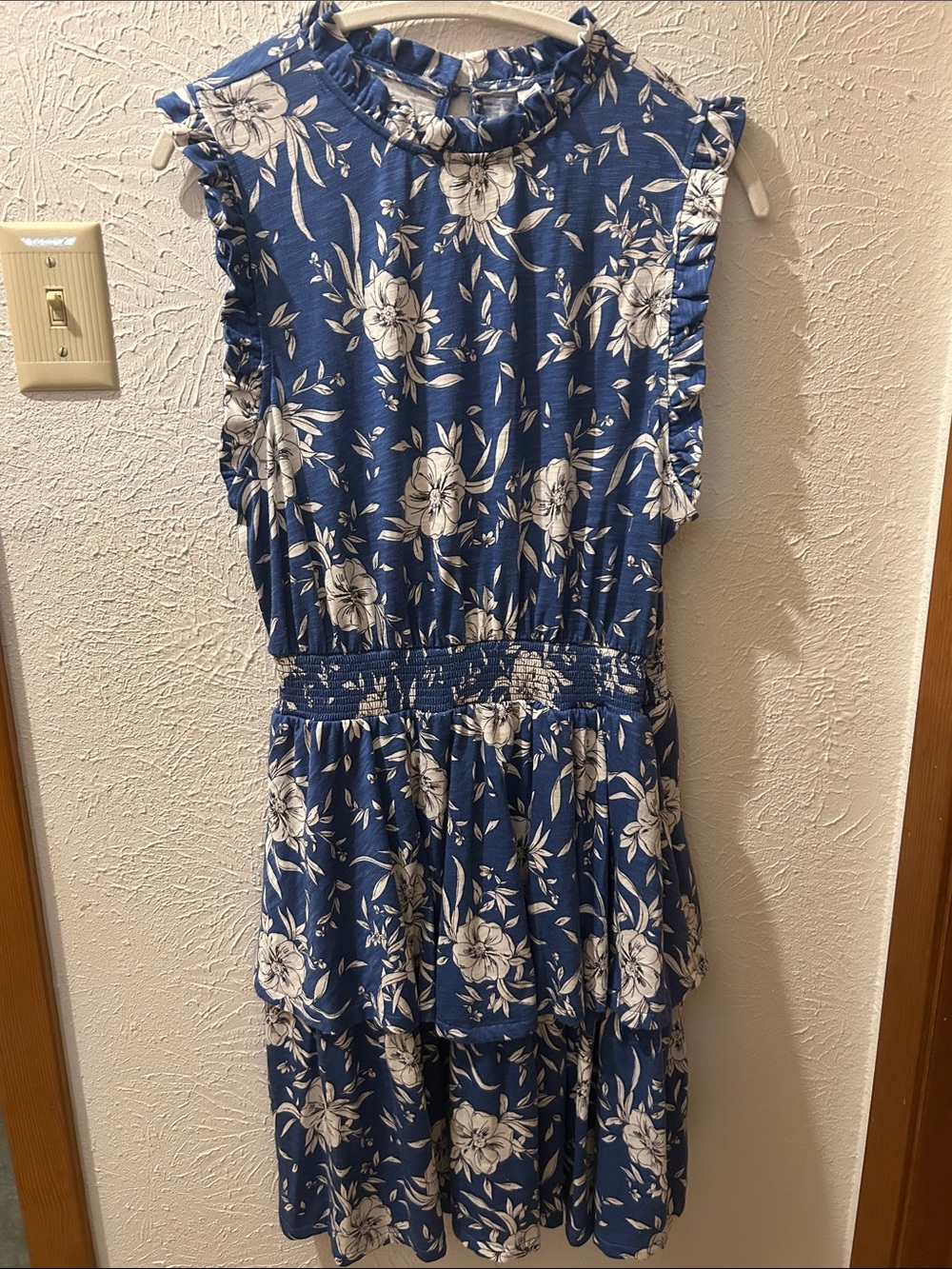 Torrid Belle Isle Blue Floral Midi Dress
